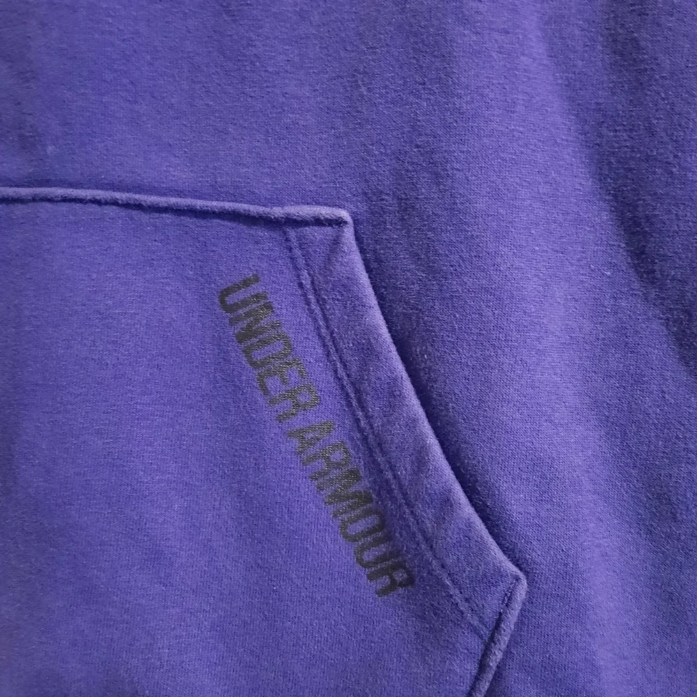 Under Armour‎ Sweater Sweatshirt Youth Girls Large Loose Black Purple Turtleneck